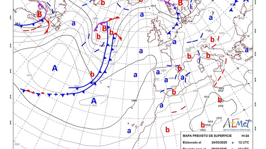 Cielos despejados en el sur y cubiertos en el norte este martes de tendencia estable