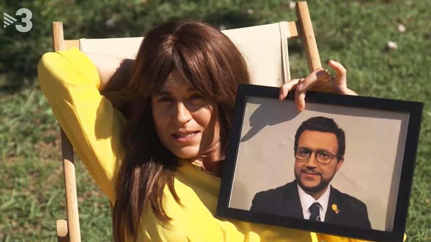 La Rosalía independentista de 'Polònia': Laura Borràs se siente 'Despechá' en TV3