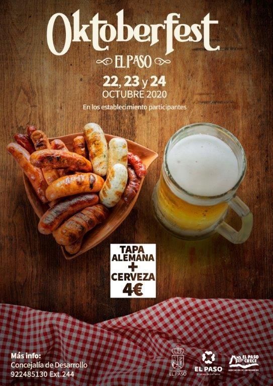 Cartel del OktoberFest 2020 de El Paso.