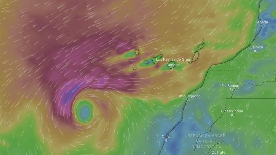 Qué es un ciclón tropical y cómo afectará a Canarias