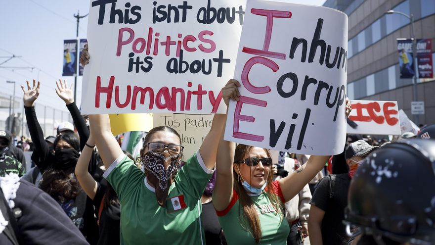 Presentan una demanda "histórica" contra Trump por las redadas migratorias en Los Ángeles