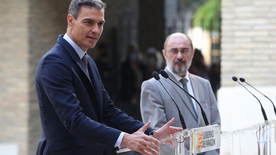 Pedro Sánchez asegura que los JJOO de Invierno en el Pirineo son un proyecto de país y que la candidatura será "en pie de igualdad" entre Aragón y Catalunya