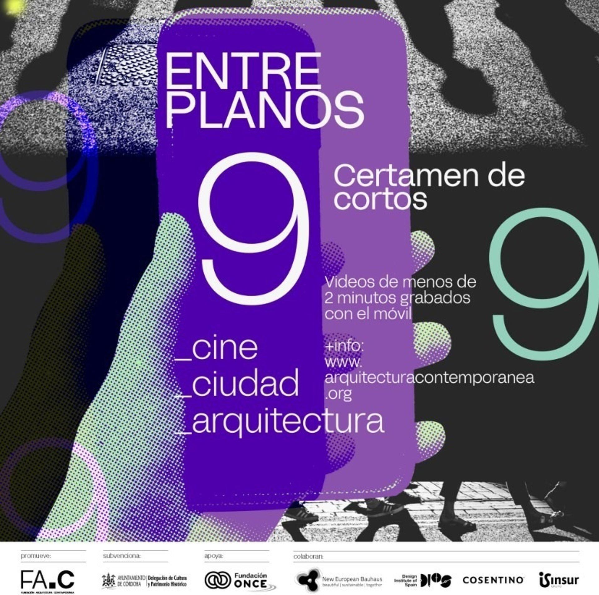 Cartel del certamen de cortos 'Entreplanos'
