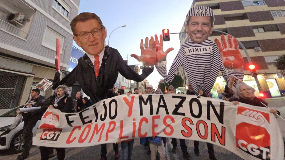 Una nueva manifestación por la dana pide que Mazón entregue el acta al grito de “Feijóo y Mazón cómplices son”