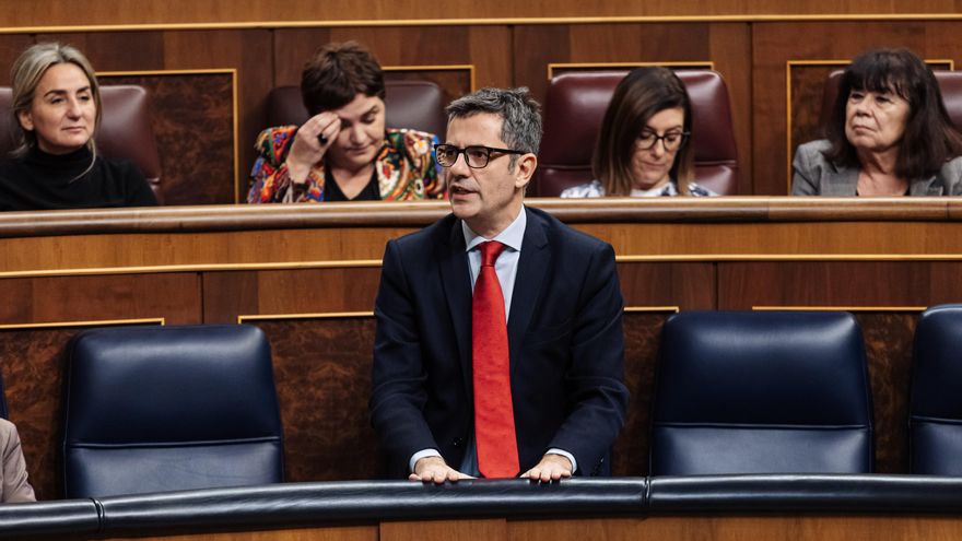 El ministro de la Presidencia, Justicia y Relaciones con las Cortes, Félix Bolaños