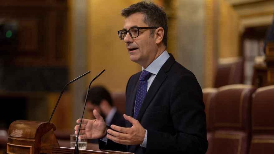 El ministro de la Presidencia, Relaciones con las Cortes y Memoria Democrática, Félix Bolaños