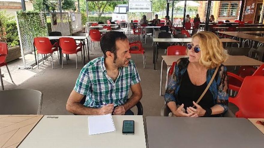 Amparo Climent y Abel Aparicio.