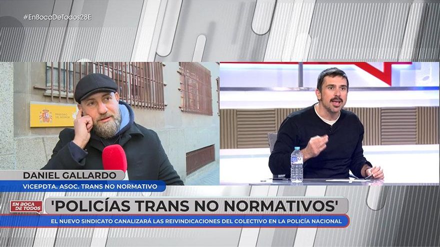 Duro enfrentamiento de Ramón Espinar con un policía que afirma ser mujer: "No sé cómo no te quitan la placa"