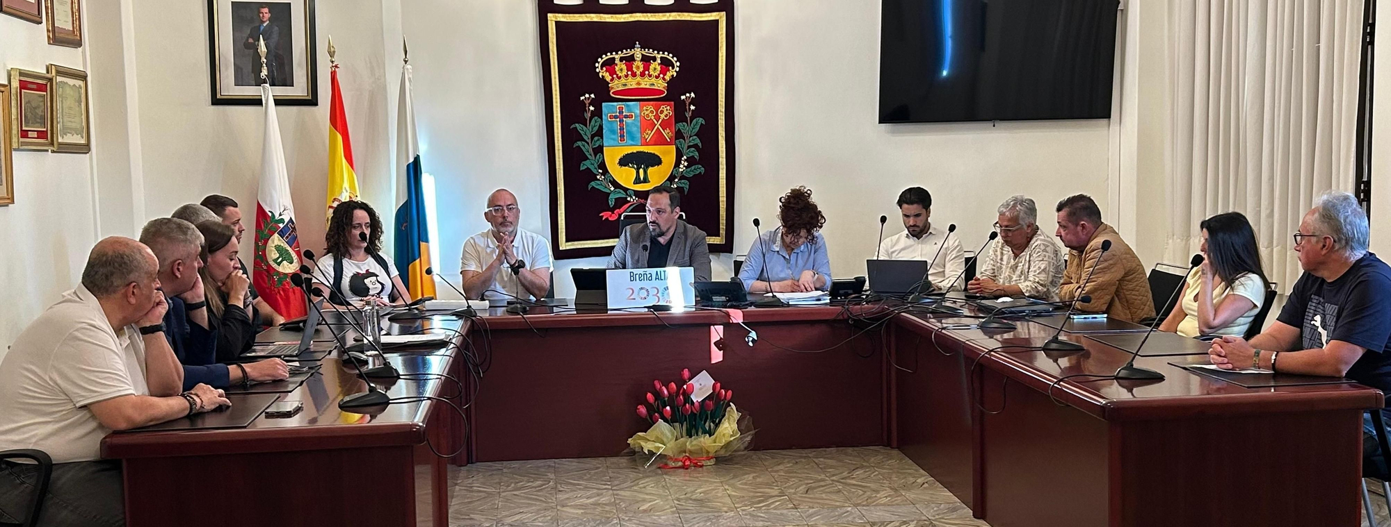 Pleno de Breña Alta.