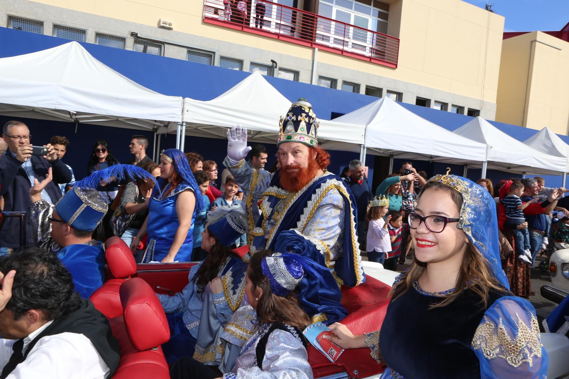 Los Reyes Magos llegan a la capital grancanaria. (Alejandro Ramos).