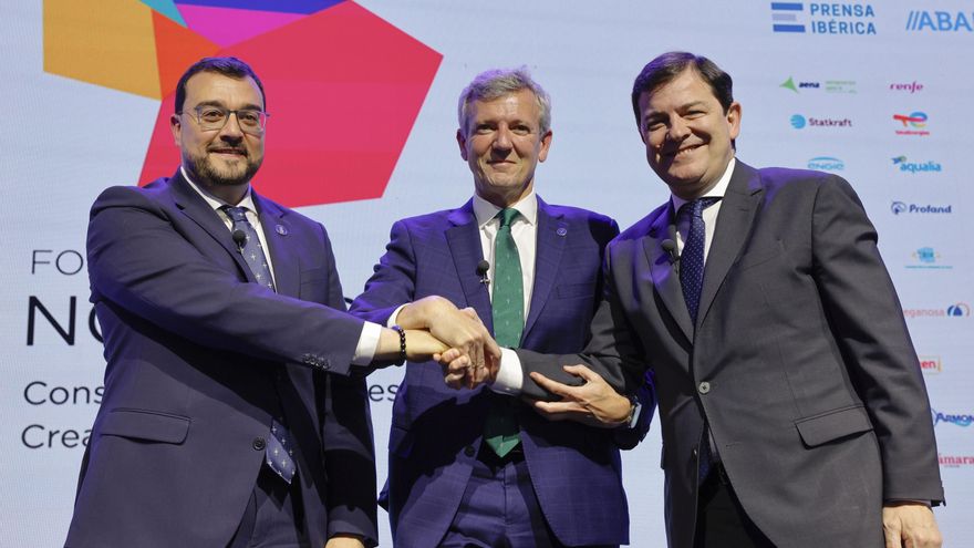 Barbón, Rueda y Mañueco reclaman inversiones en el noroeste y un nuevo modelo de financiación