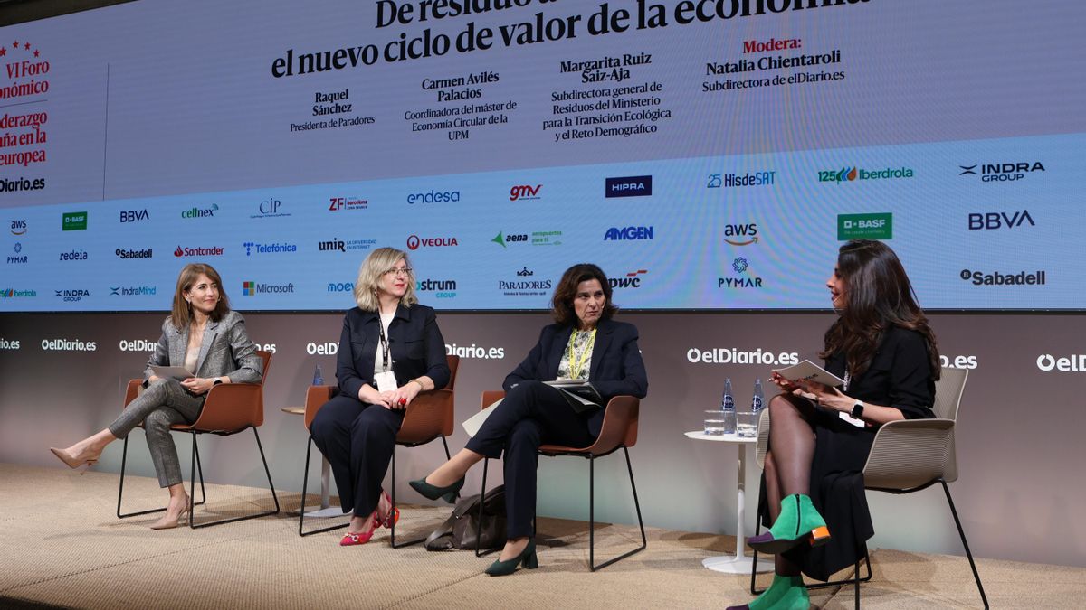 Instantes de la mesa 'De residuo a recurso: el nuevo ciclo de valor de la economía'