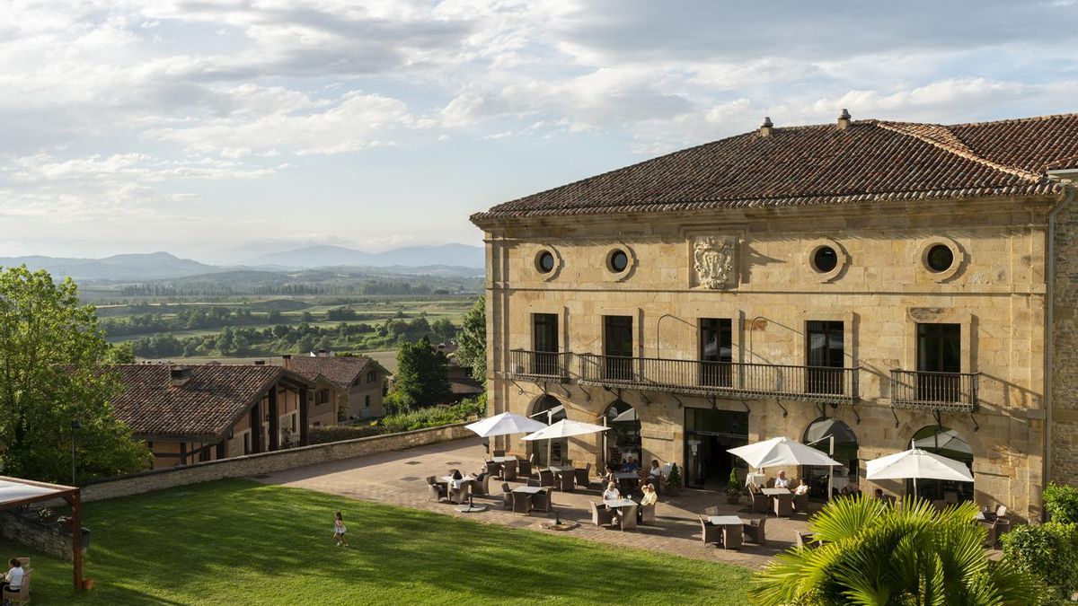 Terraza del Parador de Argomaniz
