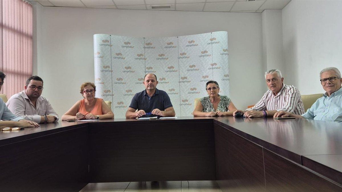 Reunión de los alcaldes de la Campiña Sur para tratar sobre los daños causados en los viñedos por el mildiu.