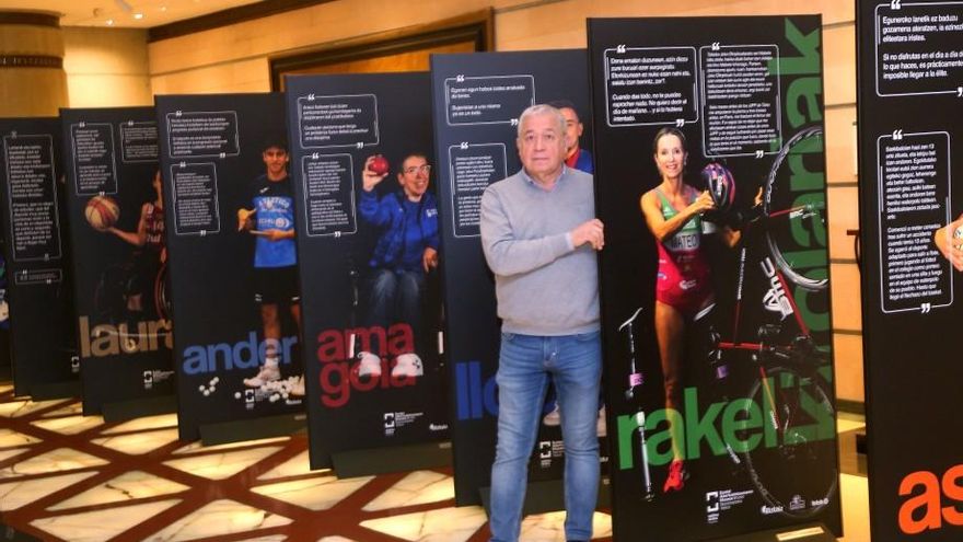 Una exposición en Bilbao pone rostro a los deportistas paralímpicos vascos que "inspiran" con sus logros en París en 2024