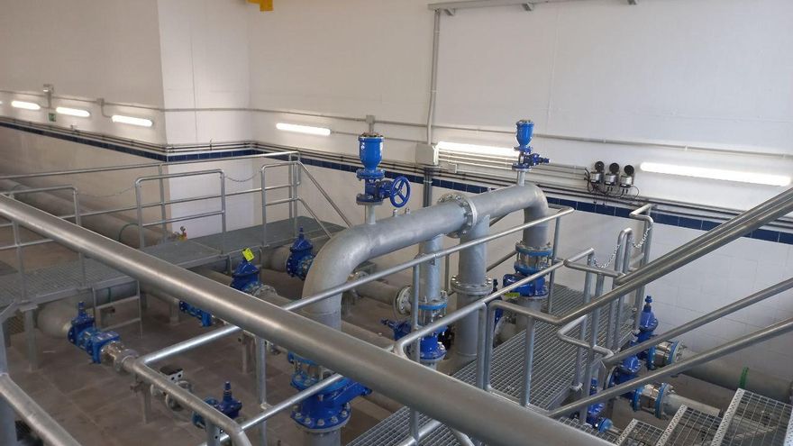 Depósito de agua de Artxanda por dentro