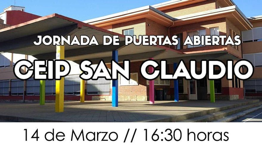 Colegio San Claudio jornada de puertas abiertas