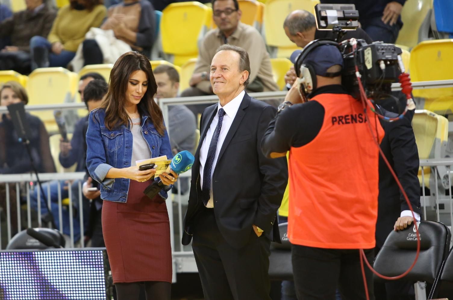 Partido entre el Herbalife Gran Canaria y el Dominion Bilbao Basket en el Gran Canaria Arena. (Alejandro Ramos).