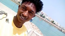 Ibrahim Diallo, el menor de edad que el Gobierno expulsó a Marruecos, cuando llegó a Rabat.