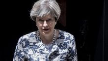 Imagen de archivo de la primera ministra británica, Theresa May.