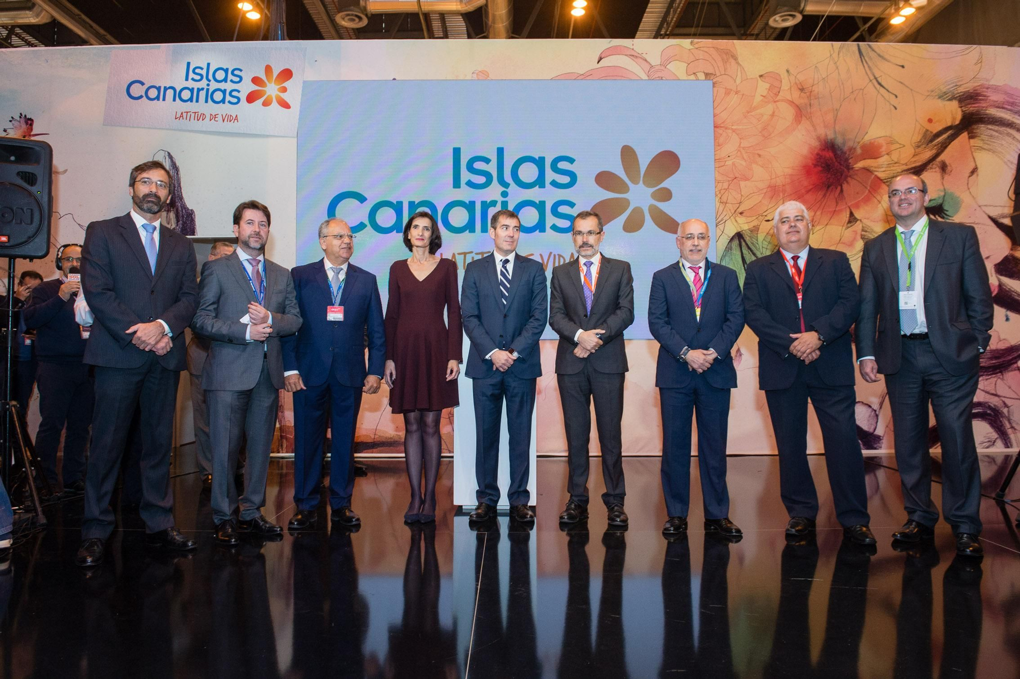 Inauguración del estand de Canarias en Fitur