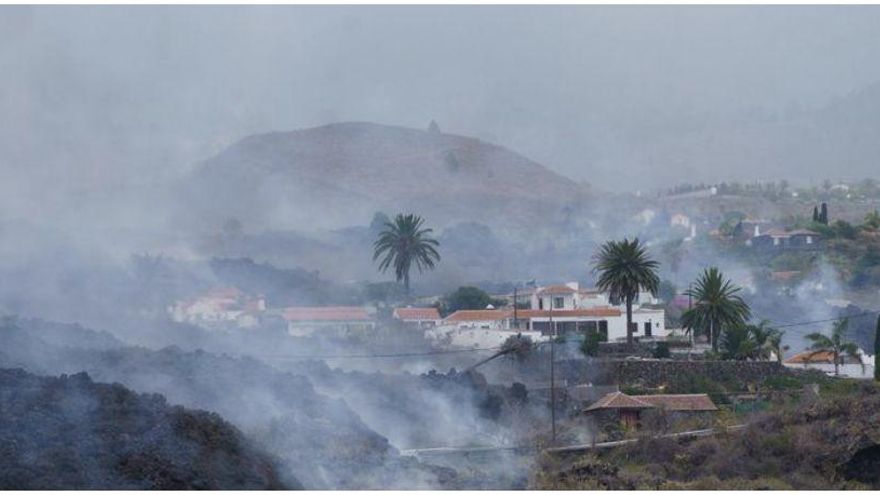 Avisan del posible desprendimiento de grandes fragmentos de colada que alcanzarían mayores distancias
