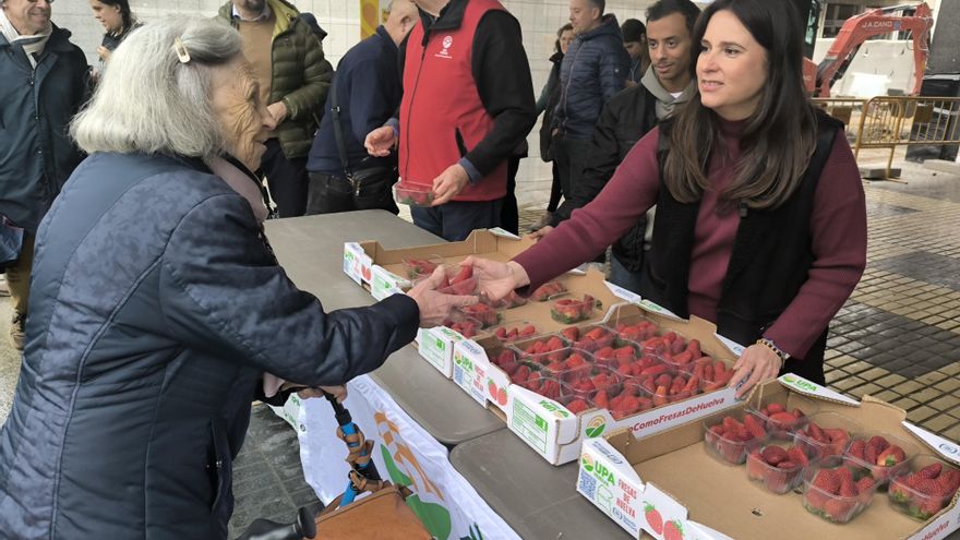 La fresa de Huelva, en busca del consumidor tras el embate del temporal: "En dos meses, hemos tirado la mitad"