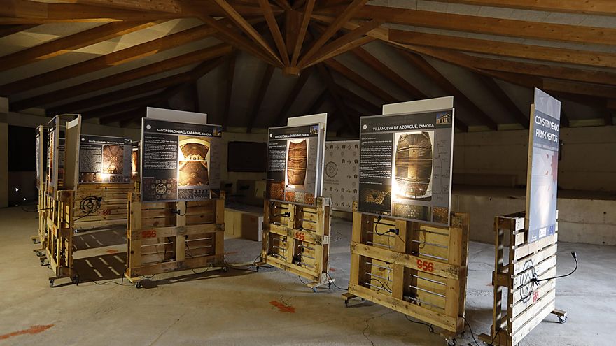 La exposición sobre el artesonado mudéjar.