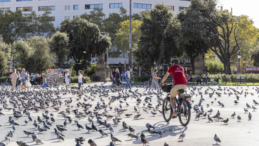 Parte de la ruta urbana por Barcelona