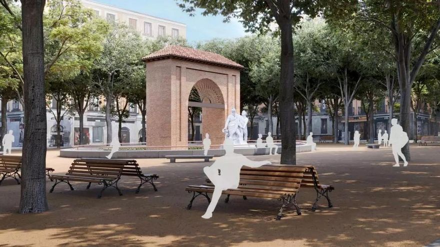 Devolver al Prado la estatua de Daoíz y Velarde aprovechando las polémicas obras en la plaza del Dos de Mayo