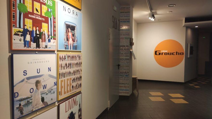 Interior del cine Groucho.