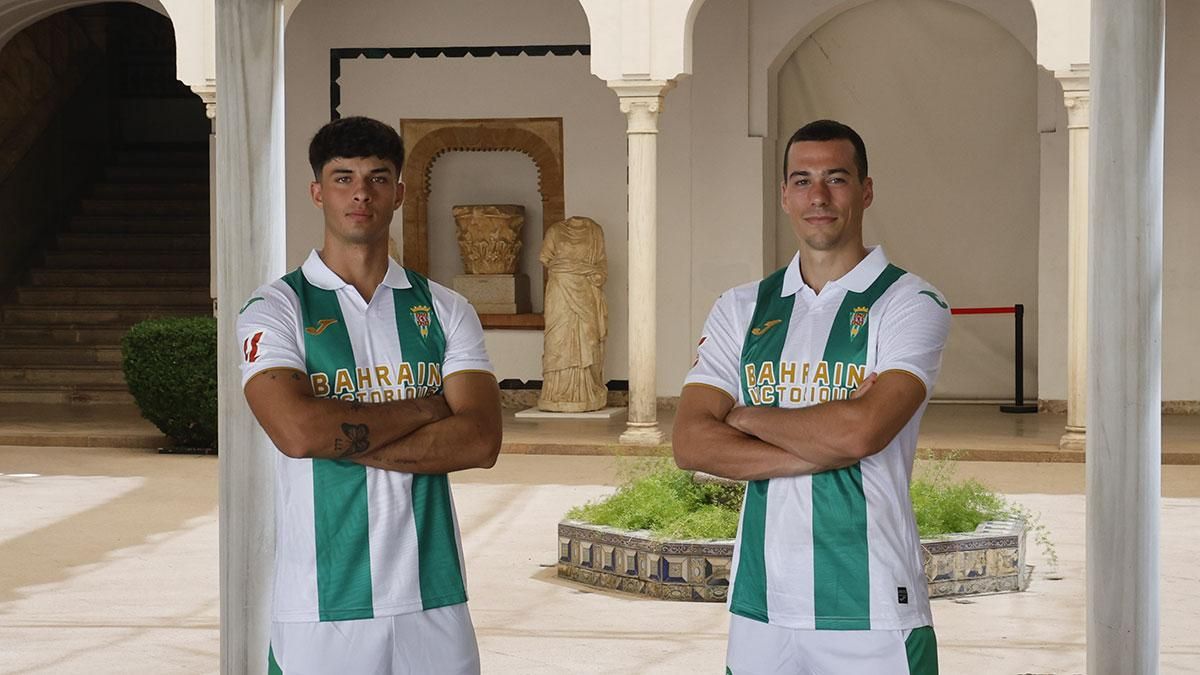 Presentación de Damián Cáceres y Jacobo Martí como nuevos jugadores del Córdoba CF en el Museo Arqueológico