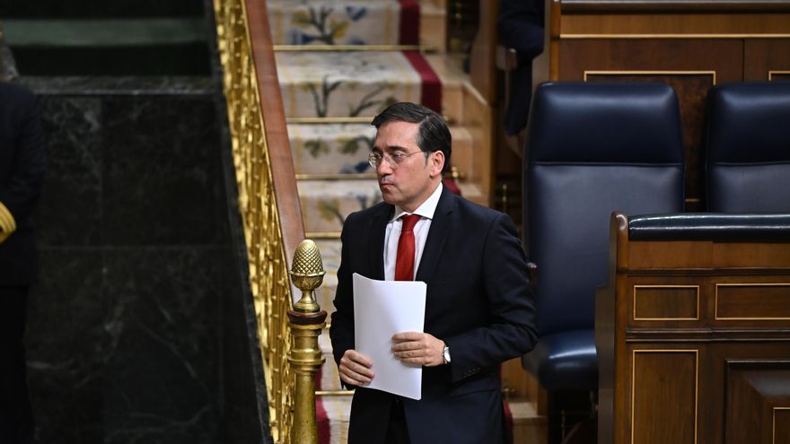 El ministro de Asuntos Exteriores, José Manuel Albares en el Congreso de los Diputados en una imagen de archivo. EFE/ Fernando Villar