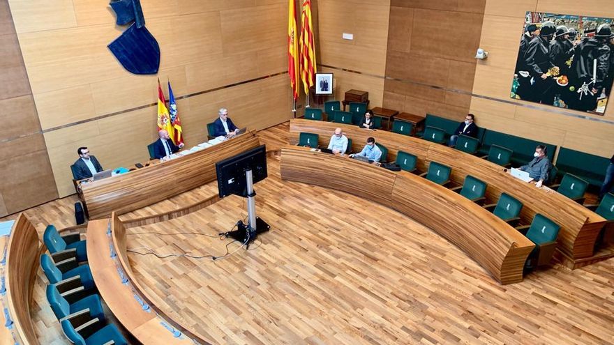 El pleno de la Diputación de abril fue telemático