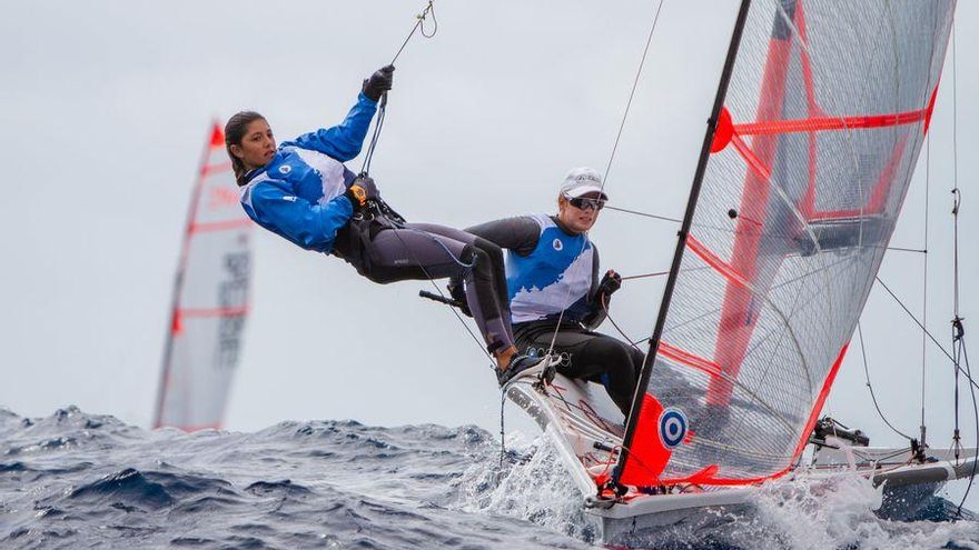 Los regatistas canarios dominan el Campeonato de España de 29er