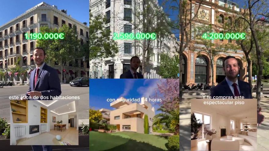 Los 'tiktokers' inmobiliarios viralizan el alza de precios de la vivienda: "Las críticas me entran por un oído y salen por el otro"