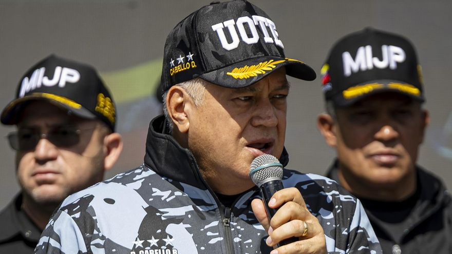 El ministro de Interior venezolano, Diosdado Cabello, en una imagen anterior al ataque de EEUU.