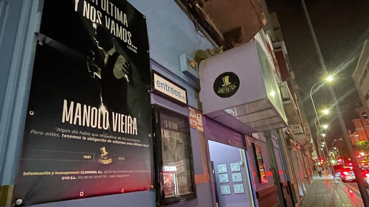 La entrada de Chistera, la sala de Manolo Vieira en Las Palmas de Gran Canaria.