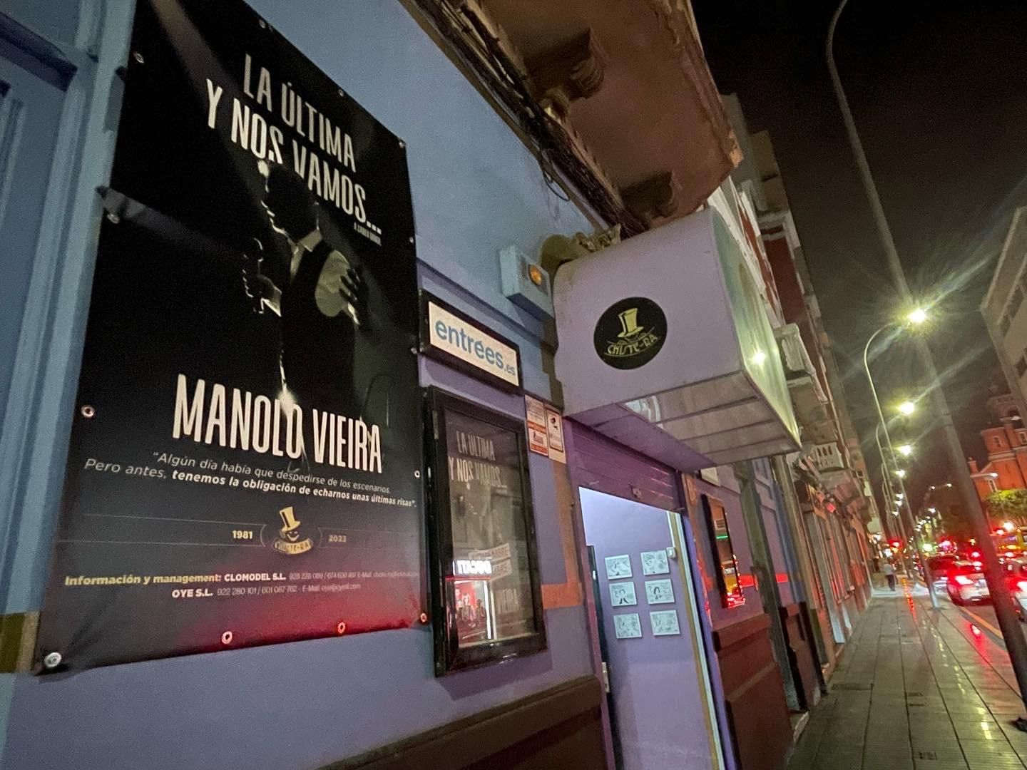 La entrada de Chistera, la sala de Manolo Vieira