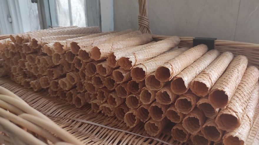 El parisien y las obleas son los productos más vendidos y los más tradicionales. Se elaboran de forma artesana con la receta familiar de los Cañas