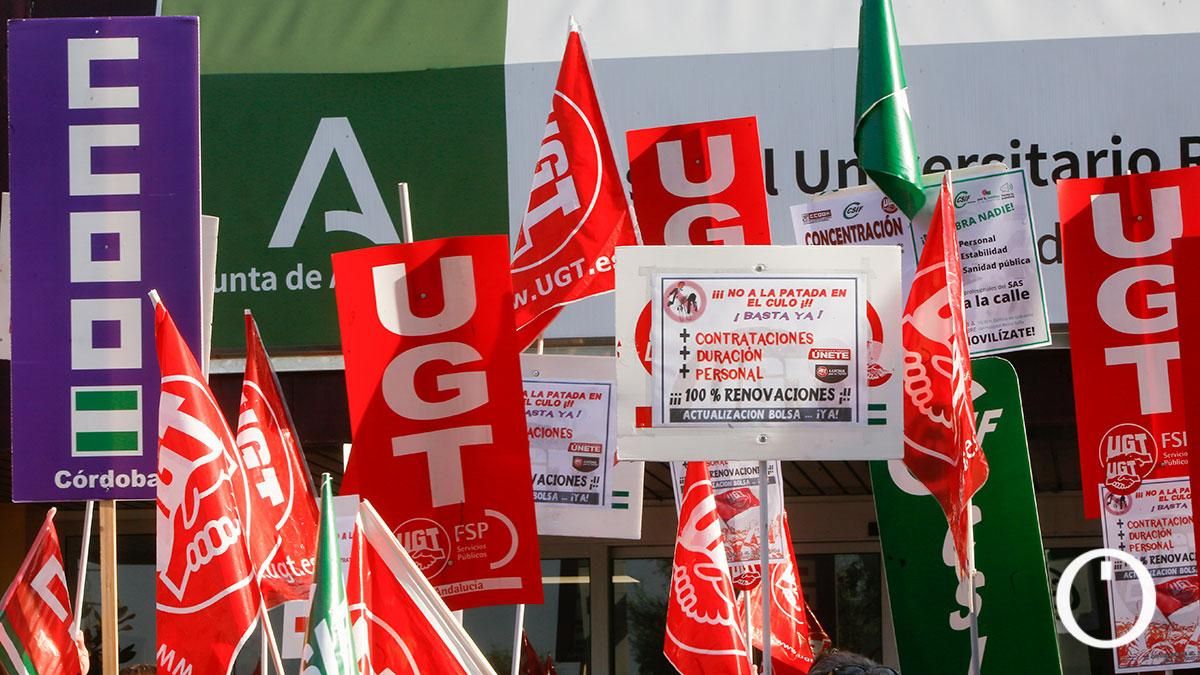 Los sindicatos protestan contra el despido de 8.000 sanitarios de refuerzo Covid