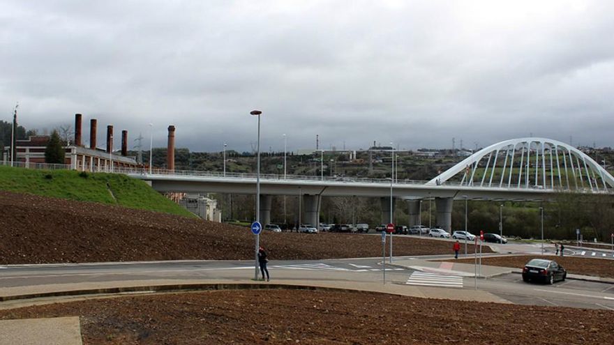 Nuevo acceso y aparcamiento del Museo Energía Ponferrada./ Foto: Infobierzo.com