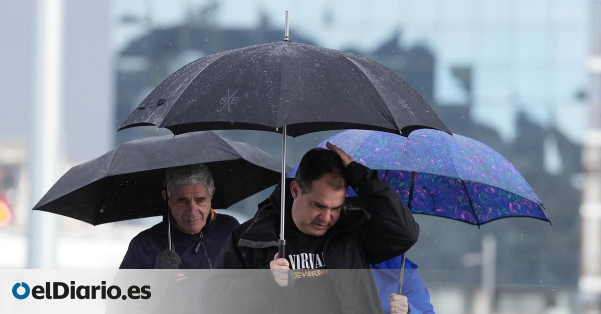 La borrasca Joseph complica el día en todo el país: 16 comunidades con avisos por lluvia, nieve y viento