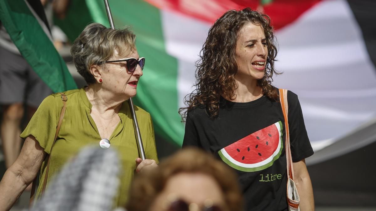 Manifestación solidaridad con Palestina