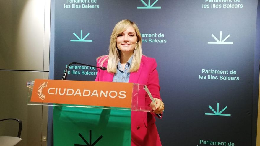 La portavoz de CS en el Parlament, Patricia Guasp.