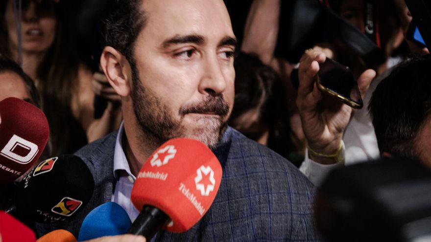 El empresario Víctor de Aldama asiste a la comparecencia de la exmilitante socialista Leire Díez