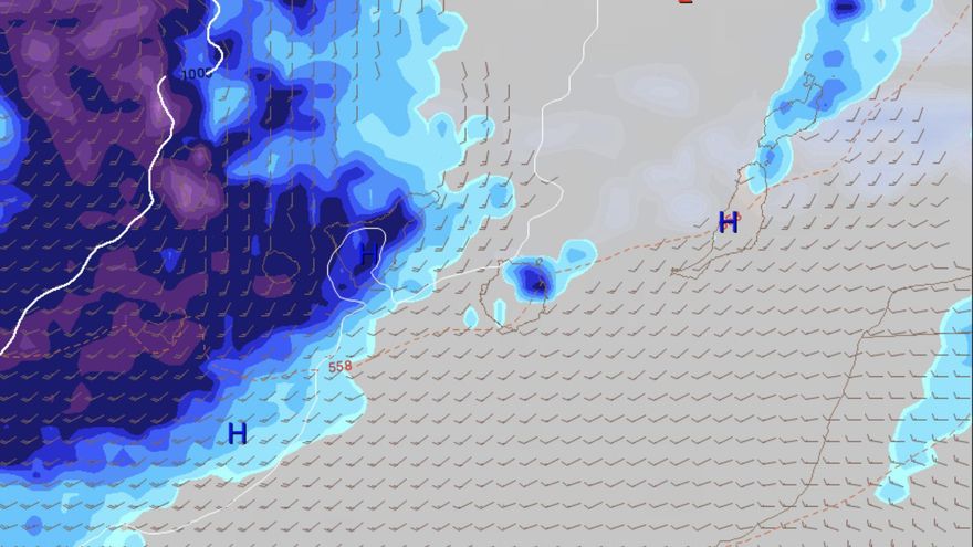 Semana de lluvias y posibles tormentas en Canarias: esta es la previsión de Aemet