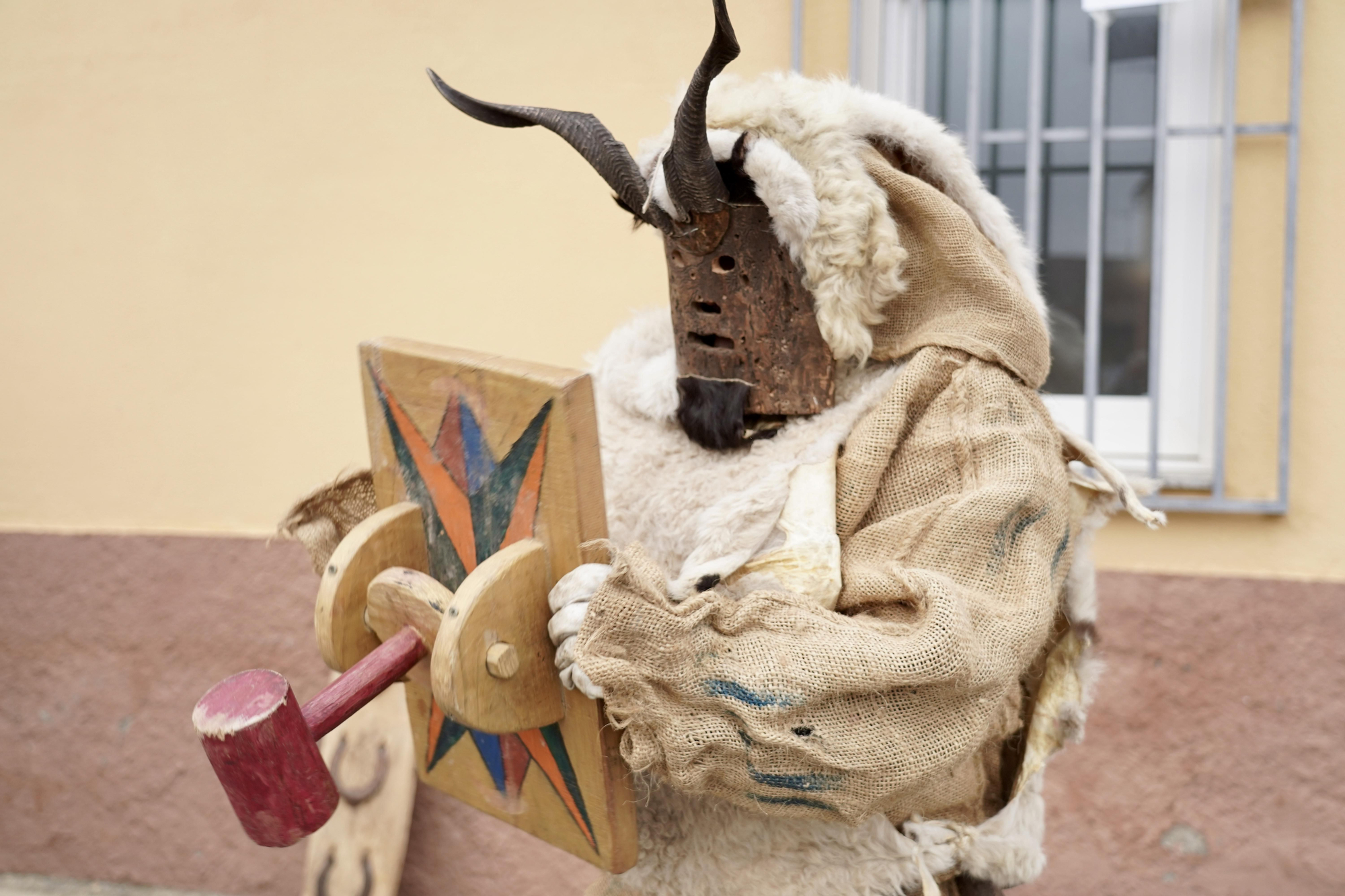Toros y guirrios del antruejo en Velilla de la Reina