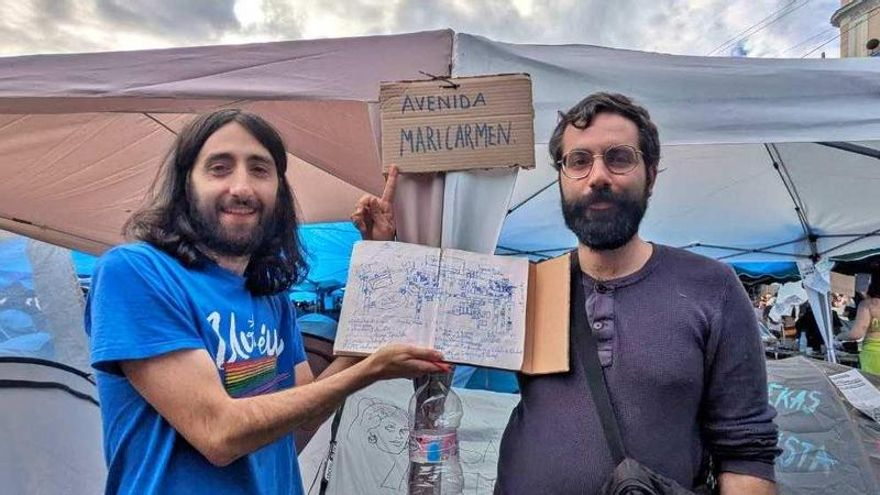 Los cartógrafos que diseñan el nuevo Sol: de plaza turística a acampada popular pasando por la Avenida Maricarmen