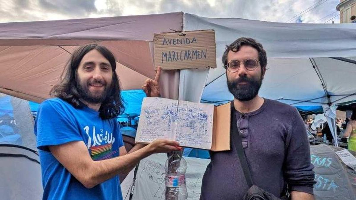 Los cartógrafos que diseñan el nuevo Sol: de plaza turística a acampada popular pasando por la Avenida Maricarmen